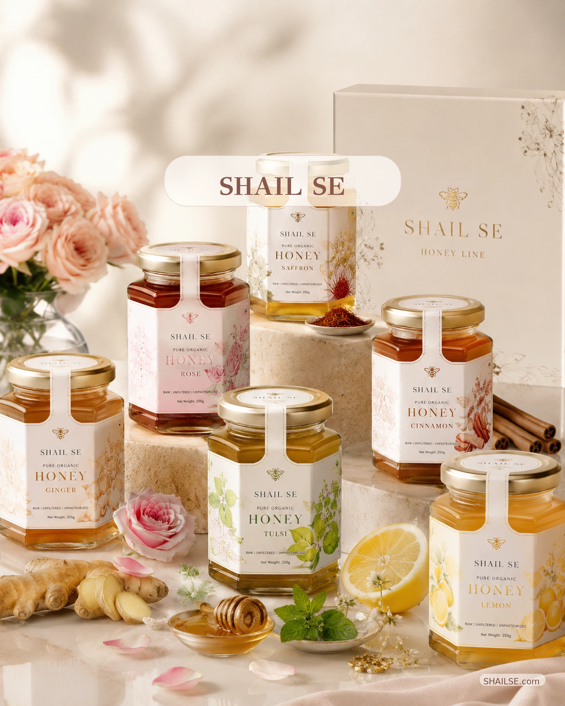 Pure Organic Honey — Rose